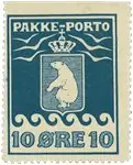 Nowość Groenland - Parcel stamp AFA 3A2 - Ongebruikt