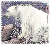 Groenland - Poolbeer en Antilope - Postfrisse postzegel Tani