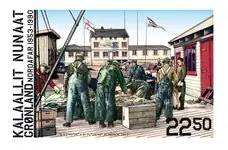 Najlepsza cena Groenland - Samenwerking Nordafar - Postfrisse postzegel