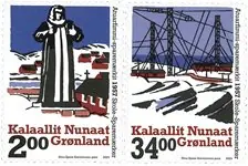 Oryginalny Groenland - School savings coupons - Postfrisse serie van 2