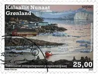 Groenland - SEPAC 2024 Main tourist attraction - Gestempelde postzegel Zamów teraz