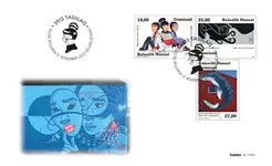 Autentyczny Groenland - Street Art - FDC