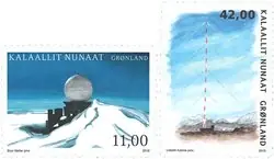 Szybka dostawa Groenland - Verlaten bases - Postfrisse serie van 2