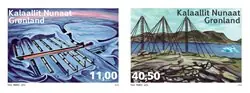 Groenland - Verlaten onderzoekstations - Postfrisse serie van 2 Tani