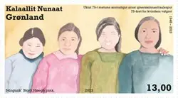 Nowość Groenland - Women's suffrage 75 years - Postfrisse postzegel