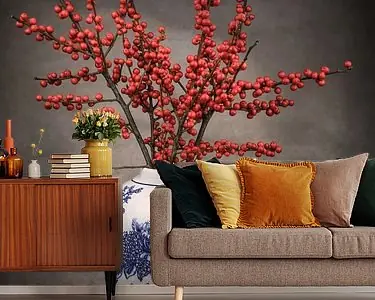 Oferta Stilleven besjes in vaas: "Rood wit blauw"