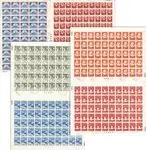 Oryginalny Groenland 1957-1960 - AFA 39-40+42-43+45-46 - Compleet vel - Gebruikt