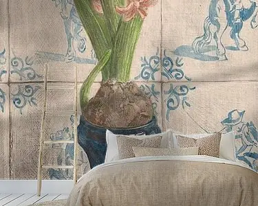 Nowość Hyacint op een glazen vaas, Willem Roelofs (II)