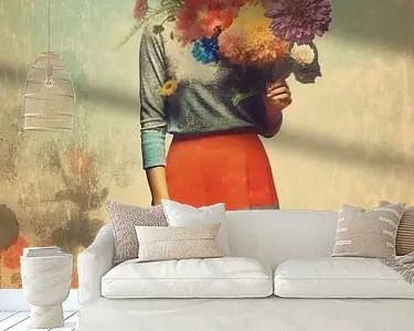 Portret "Vintage flowers" Ostatnia szansa