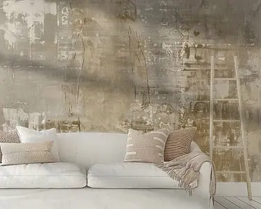 Ostatnia szansa Abstract portret in Japandi stijl