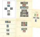 Rabat Groenland tot 1986 - Collectie op losse albumbladen