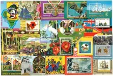 Guinee Equatoriaal - 50 verschillende souvenir velletjes - gestempeld - Gestempeld Autentyczny