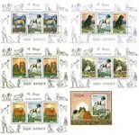 Honden 5 velletjes en een souvenir velletje Zamów teraz