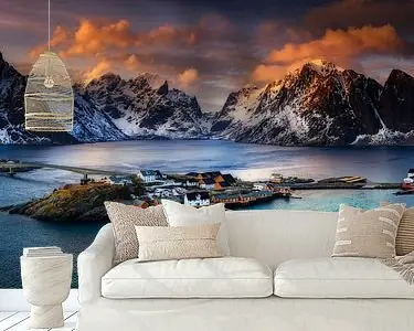 Oryginalny Lofoten panorama