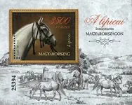 Zwrot pieniędzy Hongarije -Lipizzan horse breeding - Postfris souvenirvelletje