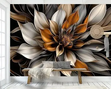 Oryginalny Lotusbloem Abstract