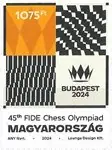 Popularny Hongarije - 45th FIDE Chess Olympiad - Postfrisse postzegel
