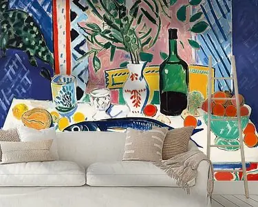 Zomers stilleven met vis Tani