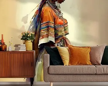 Afrika Aquarel Autentyczny