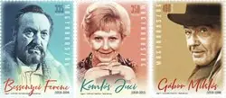 Oferta limitowana Hongarije - Famous people - Postfrisse serie van 3