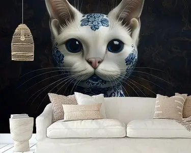 Najlepsza cena Kat Fantasie Schilderij