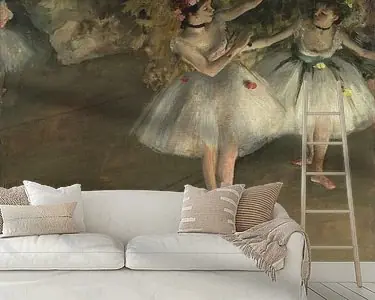 Zamów teraz Twee dansers op een podium, Edgar Degas