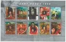 Hongarije - Helden van de revolutie 1956 - Postfris souvenirvelletje Zwrot pieniędzy