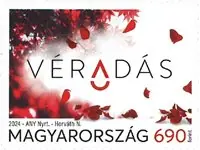 Hongarije - Blood donation - Postfrisse postzegel Wysoka jakość