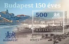 Hongarije - Budapest 150 years - Postfris souvenirvelletje Wyprzedaż