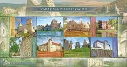 Zwrot pieniędzy Hongarije - Castles and forts 2021 - Postfris souvenirvelletje