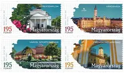 Hongarije - Cities - Postfrisse serie van 4 Rabat