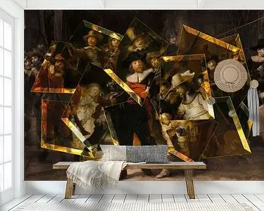 De Moderne Nachtwacht - Rembrandt van Rijn Popularny