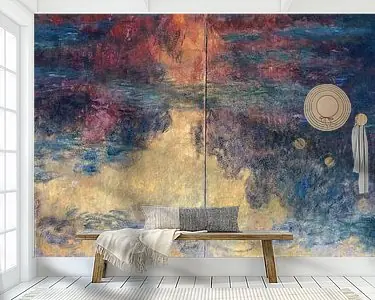 De waterlelievijver in de avond, Claude Monet... Promocja