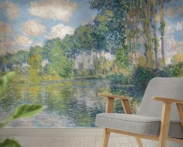 Wyprzedaż Populieren op de Epte, Claude Monet....