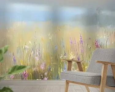 Nowość Impressionisme veld met wilde bloemen