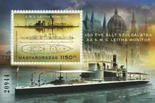 Hongarije - SMS Leitha - Postfris souvenirvelletje Oferta