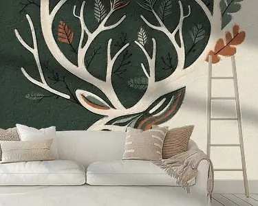 Darmowa dostawa Hjort - Scandinavisch Folk-art Hert