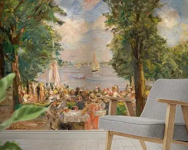 Oferta limitowana Beergarden bij de Wannsee (Huis aan het meer), Max Liebermann
