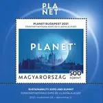 Hungary - Planet Budapest - Postfris souvenirvelletje Promocja