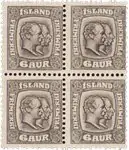 Zwrot pieniędzy Iceland - AFA 52 - Mint block of 4