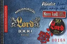 Oferta Hongarije - My Lord red number - Postfris souvenirvelletje