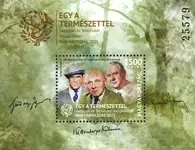 Zamów teraz Hongarije - Onewith Nature - Postfris souvenirvelletje