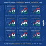 Hongarije - Presidency over the Council of Europa - Postfris velletje Bezpieczna płatność