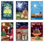 Ierland - Christmas 2024 - Postfrisse serie van 6 Wyprzedaż