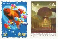 Ierland - Fish en church - Postfrisse serie van 2 Tylko dziś