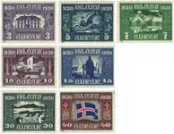 Tani IJsland - 10 verschillende postzegels - Postfris