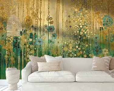 Gouden en Groene Bloementuin Tani