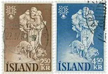 IJsland - AFA 341-342 - Gebruikt Ostatnia szansa