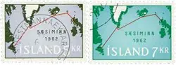 IJsland - AFA 367-368 - Gebruikt Niska cena