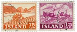 IJsland - AFA 276-277 - Gebruikt Oryginalny